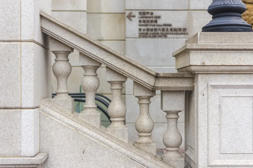Rénovation balustrade en pierre à Bougival