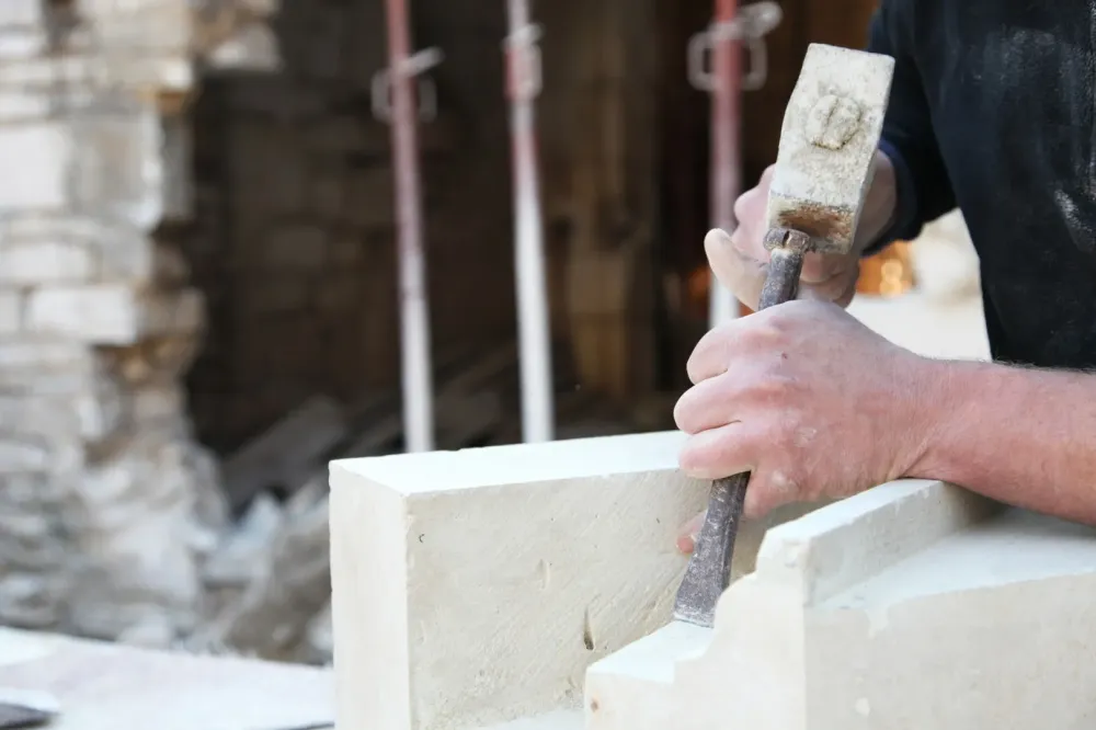 Travaux de restauration en pierre à Bougival